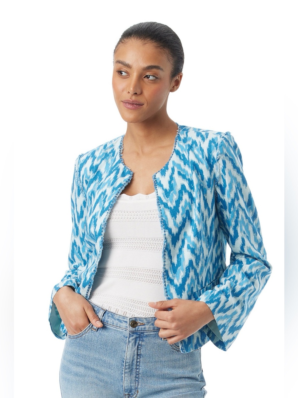 SAM EDELMAN Women’s Dixie Open-Front Jacket.